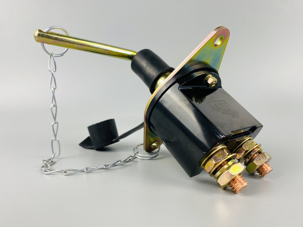 Вимикач маси універсальний, механічний 12/24 В (червона мідь) 150A Мукачево - фото 1