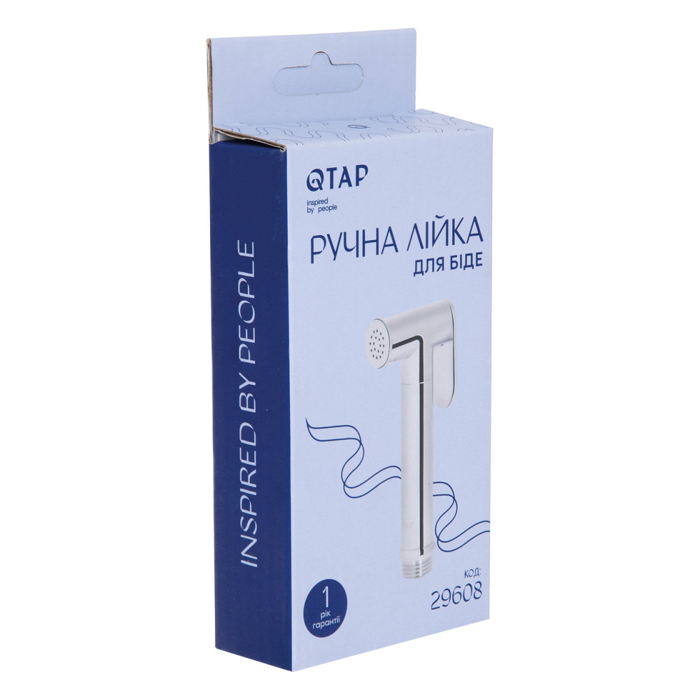 Лейка для гигиенического душа Qtap Rucni округлая QTCRMB020 Chrome (Bidet) Киев - изображение 9