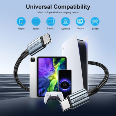 Дата кабель USB-C to USB-C 1.8m USB 2.0 60W Choetech (XCC-1014-BK) Вінниця - фото 5