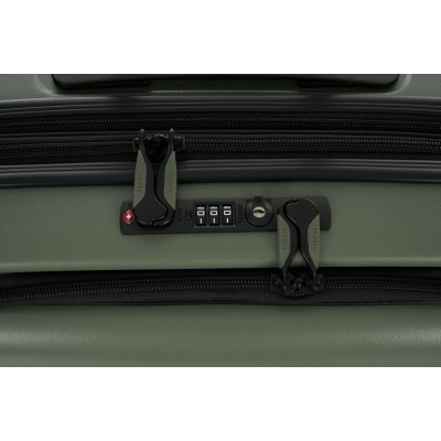 Чемодан Bagland маленька 40 л хакі (1140721770) Винница - изображение 2