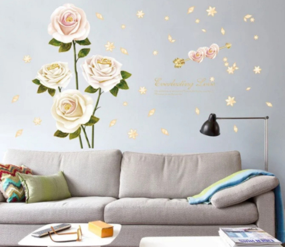 Наклейка декоративна Троянди Київ - фото 1