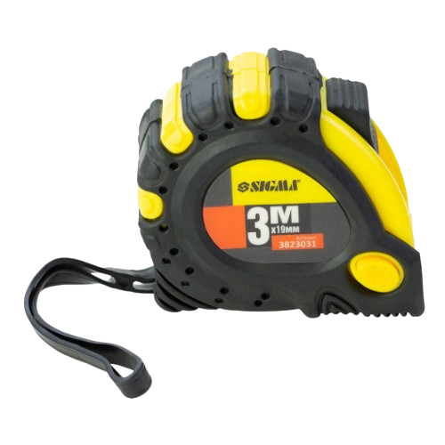 Рулетка магнітна фіксатор + гальмо 3м*19мм SIGMA Житомир - фото 4