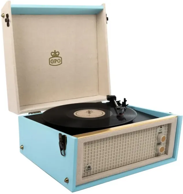 Проигрователь GPO Retro Bermuda Blue Киев - изображение 1