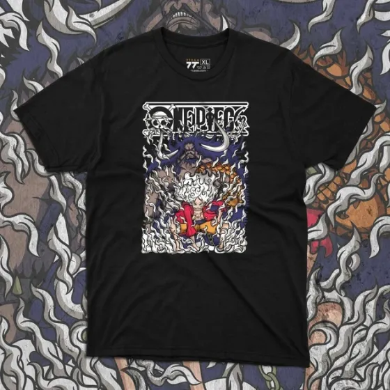 Футболка для підлітка хлопчика з принтом Ван Пис Niko i Kaido Розмір 160 Anime10184 Дніпро