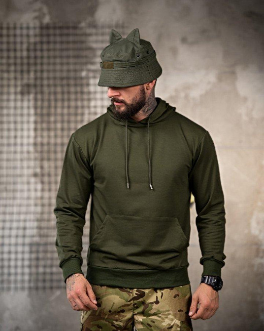 Милитари  Худи Король Посадки oliva РП7401 Одеса - фото 2