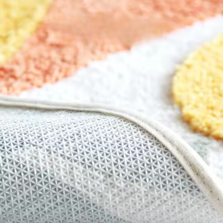 Коврик для ванной комнаты и душа коврик для ног в душевую,микрофибра,атискользящий 50х80 см,цветочный принт Каменец-Подольский - изображение 9