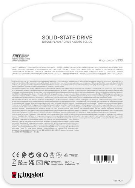 Накопичувач SSD 1 TB Kingston KC3000 M.2 2280 PCIe 4.0 x4 NVMe 3D TLC (SKC3000S/1024G) M.2 2280 Харків - фото 4
