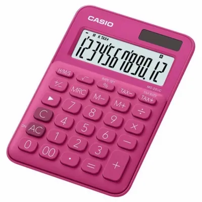Калькулятор Casio MS-20UC-RD-W-EC, червоний (CALC-CAS-MS-20UC-RD) Вінниця - фото 1