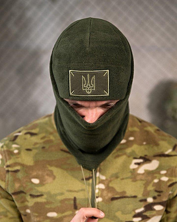 Комплект шапка баф intelligence олива ВТ7958 Київ - фото 2