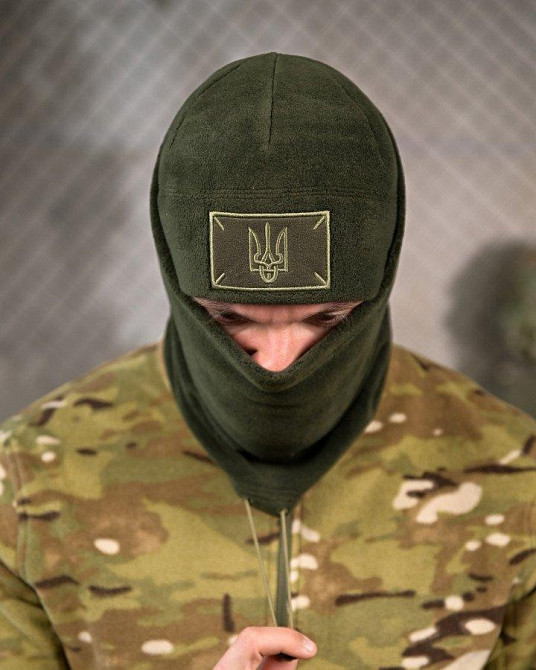 Комплект шапка баф intelligence олива ВТ7958 Одеса - фото 2