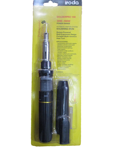 Газовий Паяльник і п'єзопідпалом горелкаIRODO 30-100W (з п'єзопідпалом) Полтава - фото 1