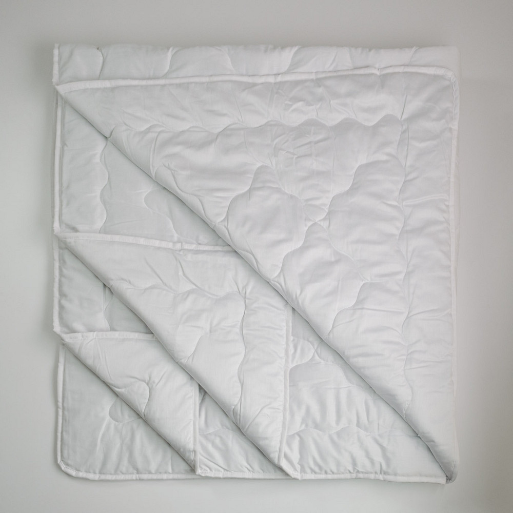 Одеяло конопляное летнее Сатин Белый YouStar евро 200х210 см (Белый) Сумы - изображение 4