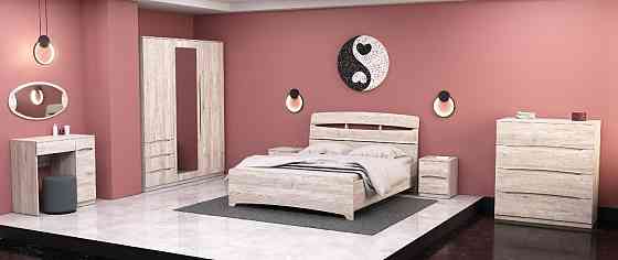 Кровать Дельта двуспальная, Самоа Димчастий, 2132х1650х1070 Львов