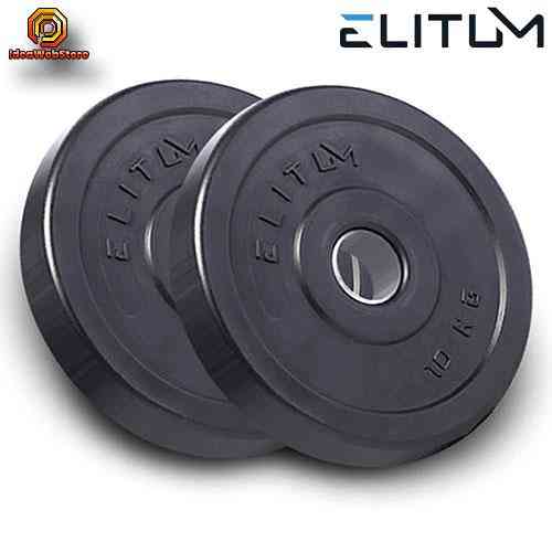 Набір композитні диски (блини) для гантелей і штанги 2 штук по 10 кг із діаметром отвору 30 мм Київ