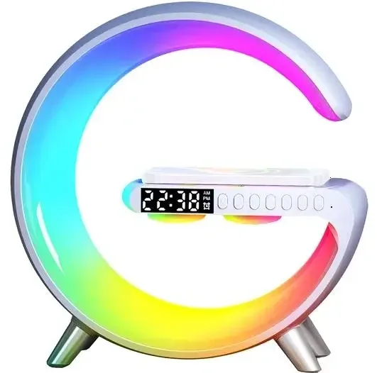 Лампа-ночник с Bluetooth-колонкой G-Smart G11, RGB подсветка, FM-радио, будильник, белый шум, USB, T Киев - изображение 7