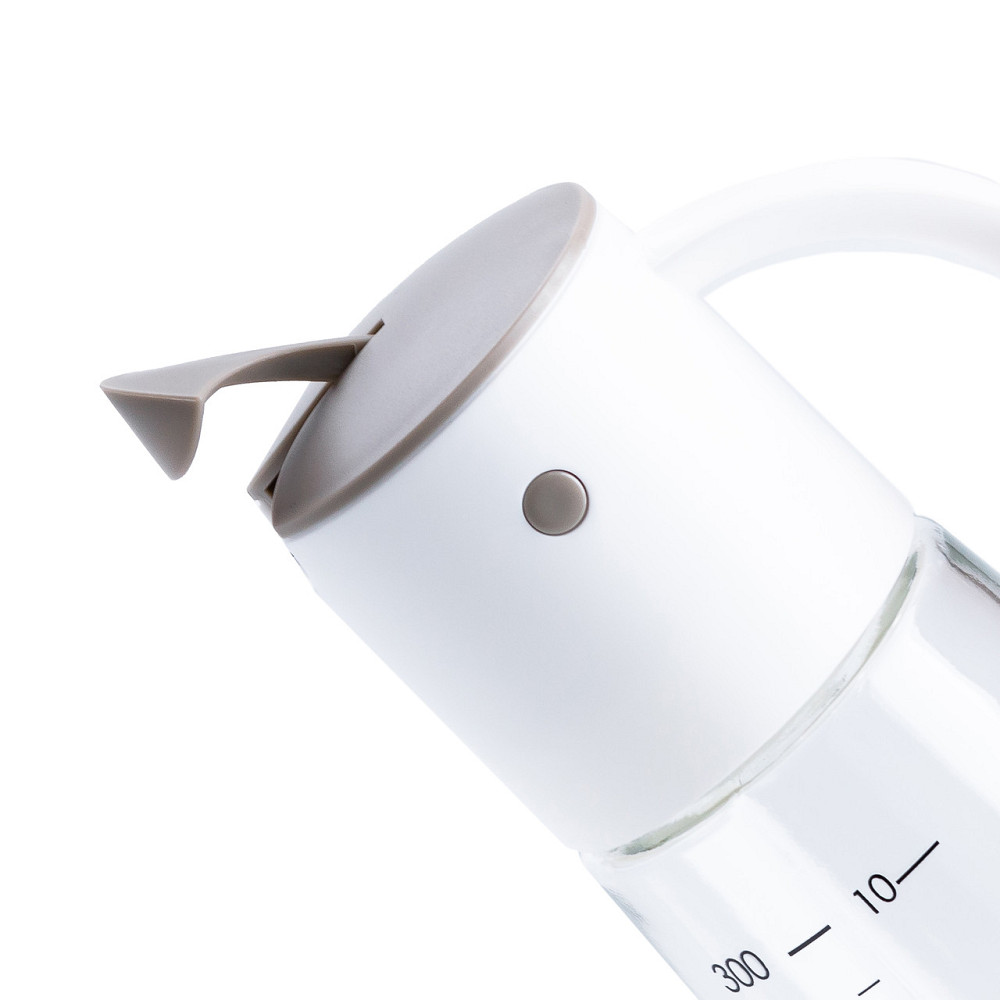 TS Kitchen Пляшка дозатор для олії та оцту 300 мл з носиком і мірною шкалою Сірий HP16297W Київ - фото 2