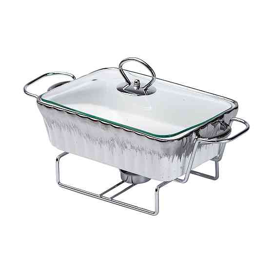 Фарфоровий мармит 1 л з підігрівом 31×16 см Київ