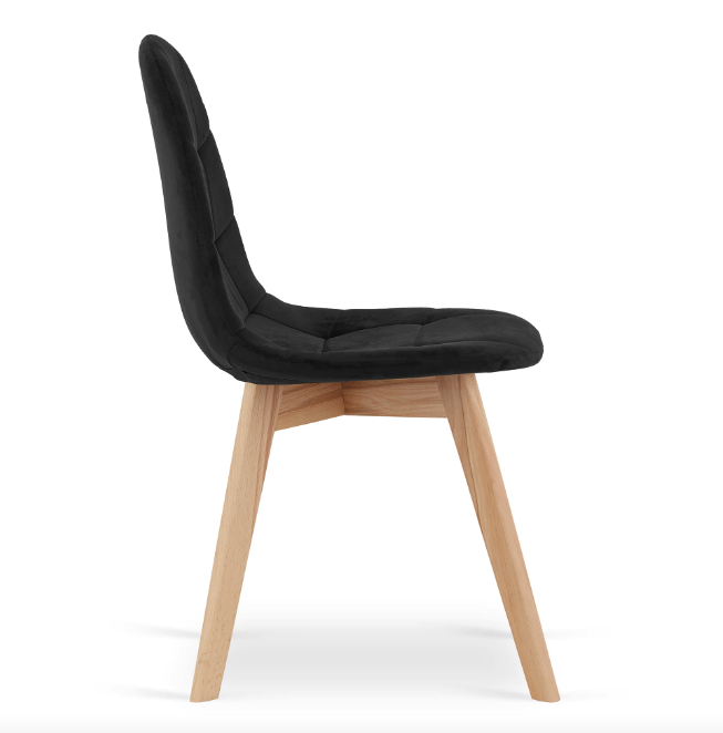 Крісло Leobert Bora оксамитове чорний Київ - фото 4