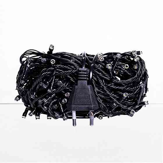 Garlando Новорічна гірлянда кімнатна нитка 18 м 180 LED кімнатна гірлянда чорний провід Жовте с Київ