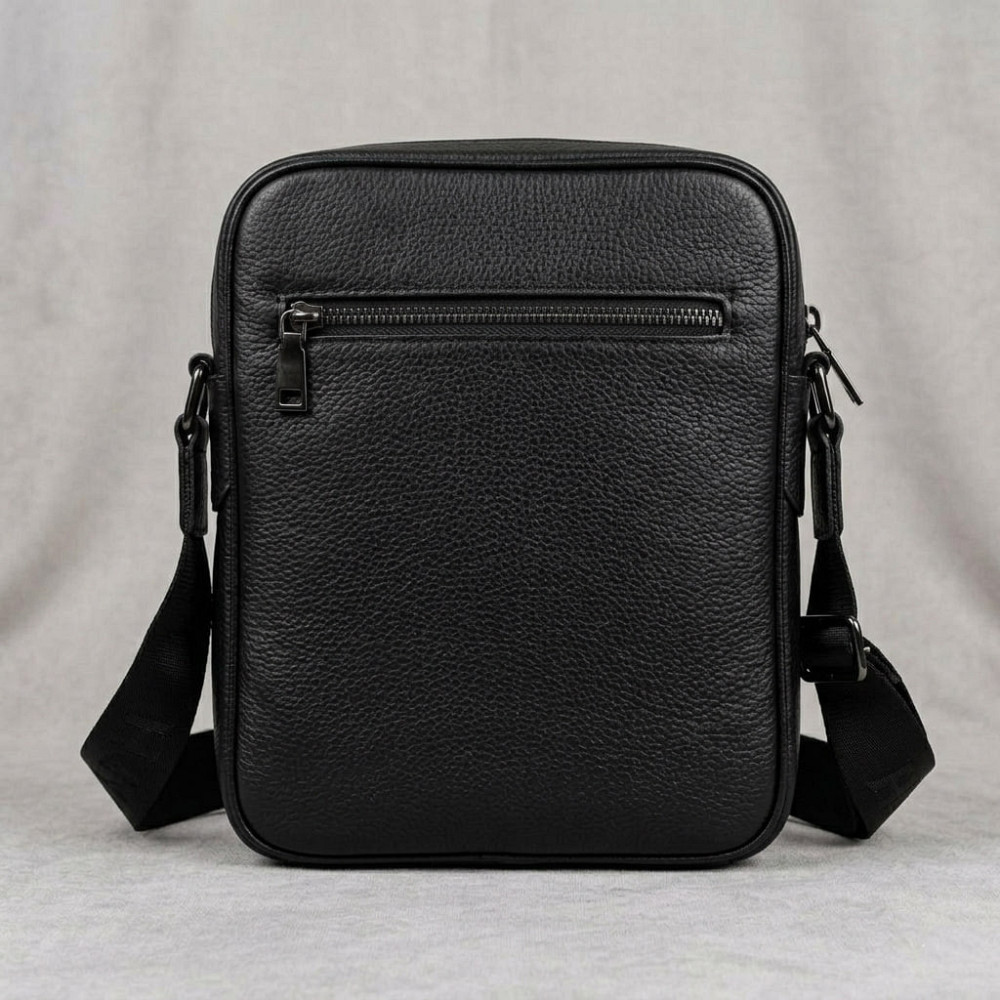 Мужская кожаная борсетка на плечо, брендовая сумка Hermes (990615) Киев - изображение 5