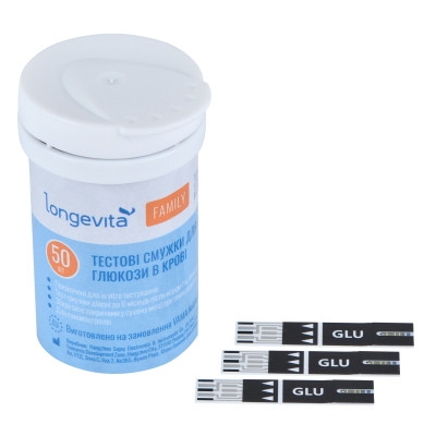 Тест-смужки для глюкометра Longevita Family 2 x 50 шт. (6837151) Вінниця - фото 3