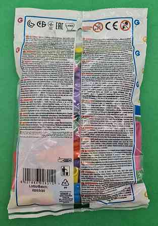 Повітряні кульки 3" (8 см) асорті пастель бомбочки 100 шт (1 пачка) Харків