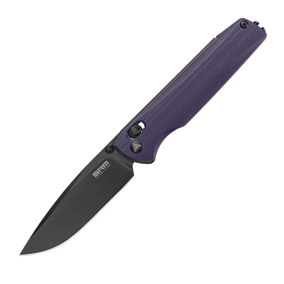 Нож складной SRM Terrier 258L-GN, фиолетовый Киев - изображение 1