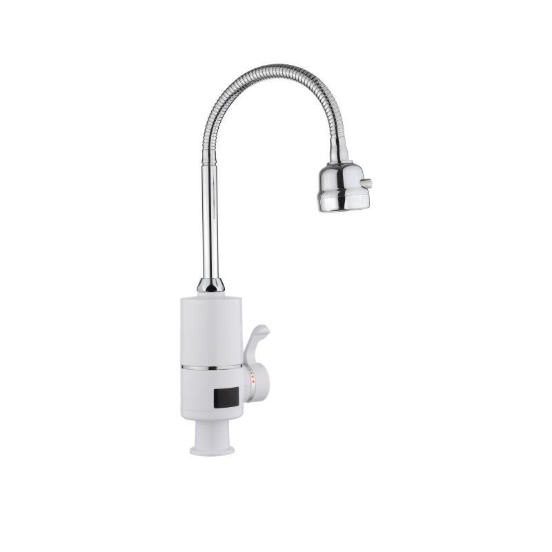 Проточний кран-водонагрівач для кухні на три режими Lidz Warm 062 LDWAR062WCR49099 White/Chrome Київ - фото 1