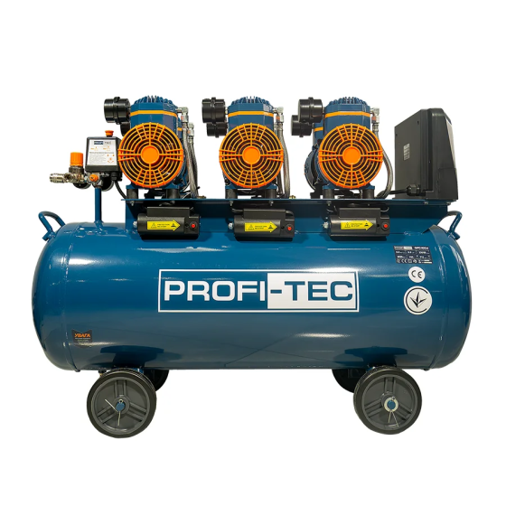 Потужний компресор безмасляний PROFI-TEC OFC-100.6 (100 л, 4.5 кВт, 715 л/хв) 007823 Київ
