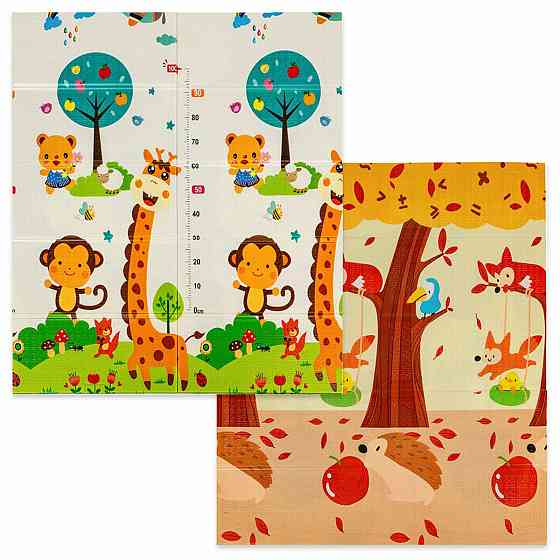 Коврик детский 147см х 177см х 8мм Лисички-Ростомер (303) SW-00003033 Киев