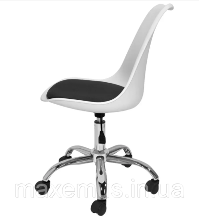 Офисное кресло для работы за компьютером В 48 7 ортопедическое кресло для дома и офиса белое с черным Мостиска