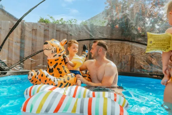 Басейн EXIT круглий з куполом 300 х 76 см у кольорі Wood Київ