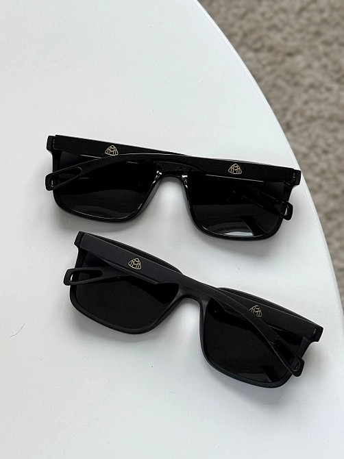 Сонцезахисні чоловічі окуляри Maybach з пластиковою оправою на середнє обличчя Київ - фото 3