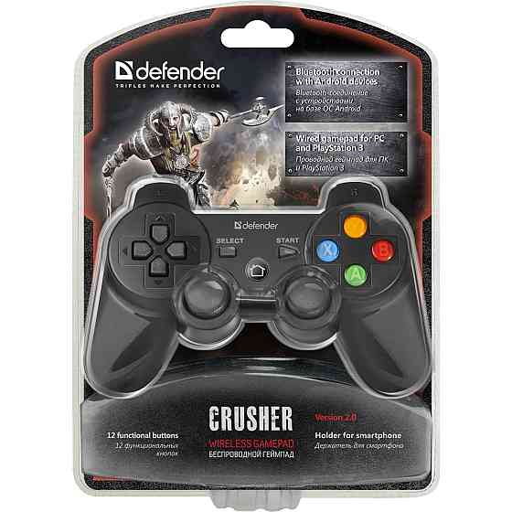 Геймпад Defender Crusher USB, Bluetooth, Li-Ion, PlayStation3/ПК/Android Вінниця