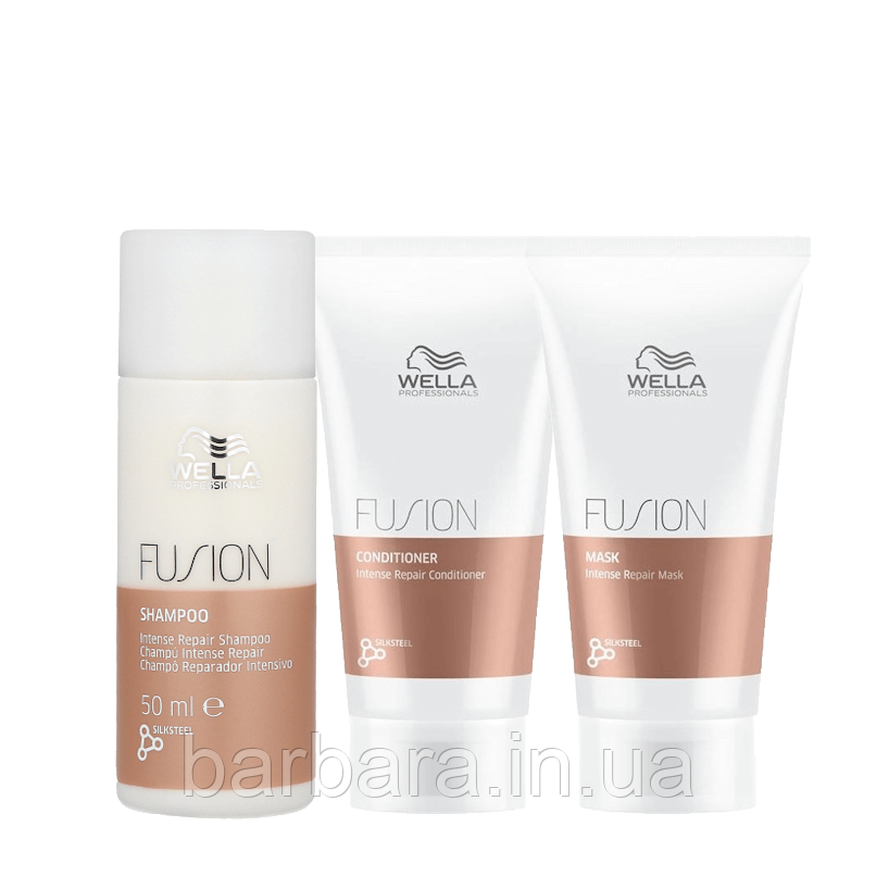 Набір Wella FUSION Тravel шампунь 50 мл, кондиціонер 30 мл, маска 30 мл Київ - фото 1