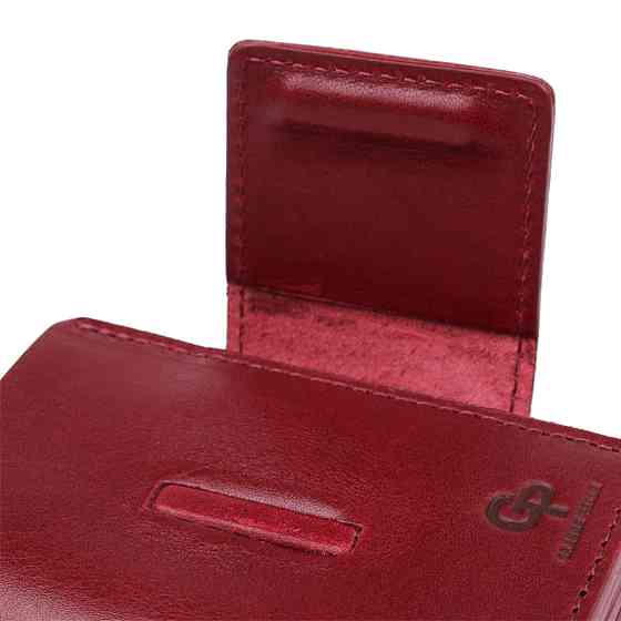 Практичное женское портмоне Grande Pelle 11574 Бордовый Киев