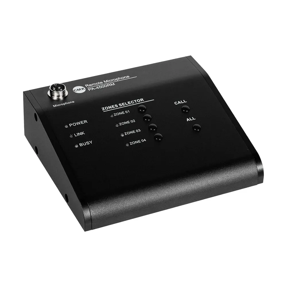 Мікрофон виносний пейджинговий CMX PA-4500RM, 4 зони (16-00022) Київ - фото 4