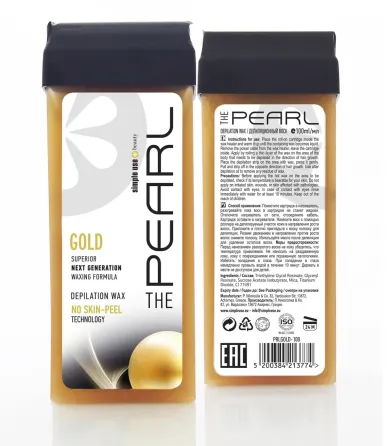 Віск касетний полімерний Pearl Gold Simple Use Beauty виробництво Греція Київ