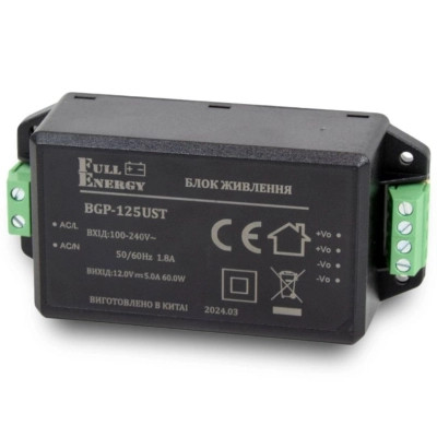 Блок живлення для систем відеоспостереження Full Energy BGP-125UST Вінниця - фото 1