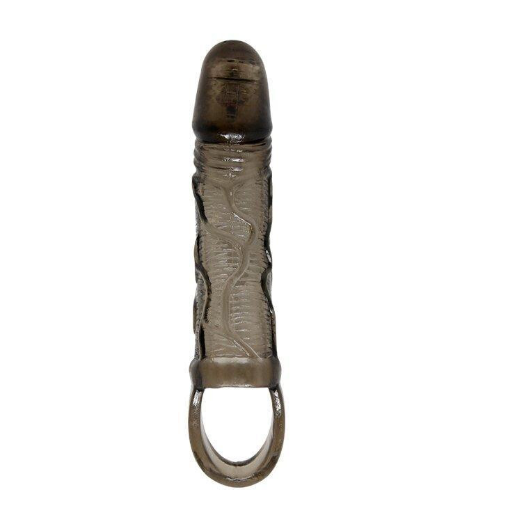 Насадка-презерватив з вібрацією "Men extension" BI-026210A-1 Sex Aura Київ - фото 5