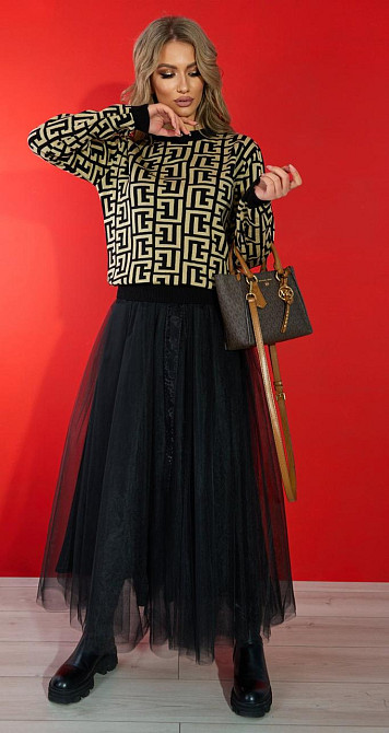 Стильний светр (46-48) Київ - фото 2