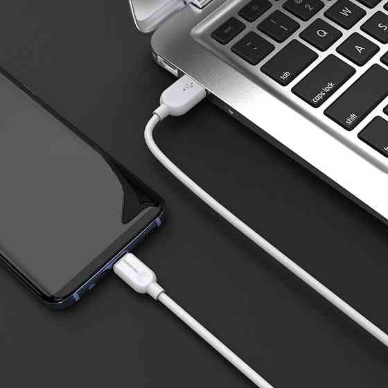 Кабель USB - Type-C BOROFONE BX14 2.4A 2m PVC TPE разъемы цвет белый BX14C2W Одесса