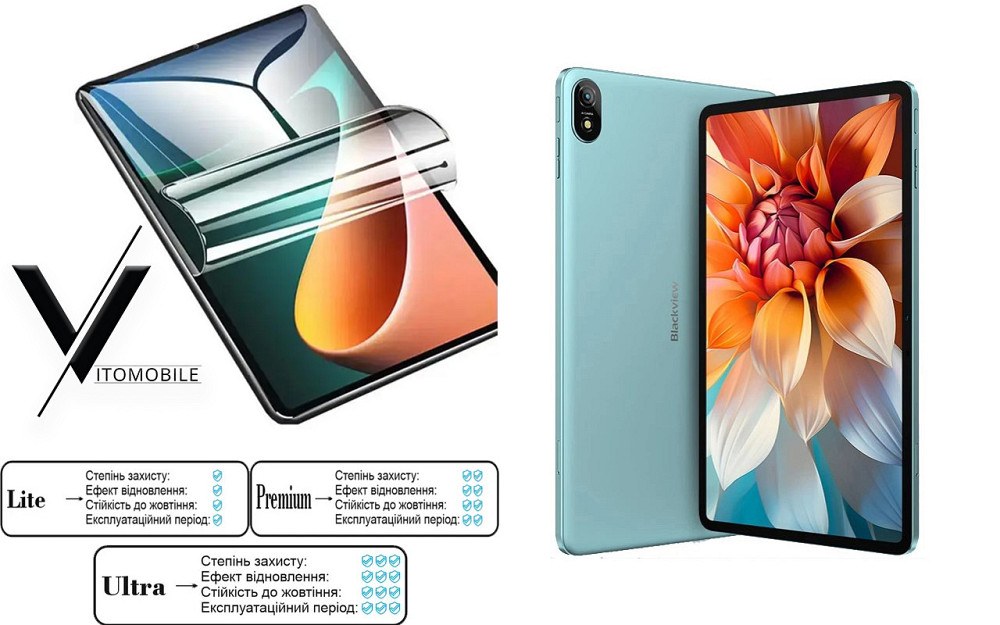 Полиуретановая пленка HyperClear Guard для Blackview Tab 18 Киев - изображение 1