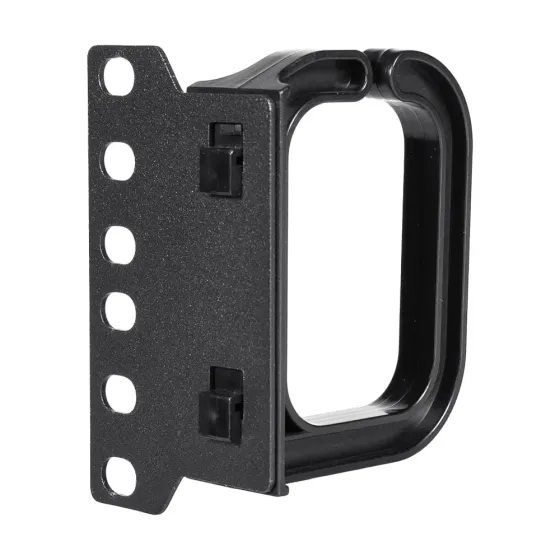 Кабельний організатор-кільце Trinix TRX-2U/CM-R Black для комутаційної шафи 19