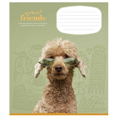Зошит Школярик Perfect friends 12 аркушів клітинка (012-3250K) Вінниця - фото 2
