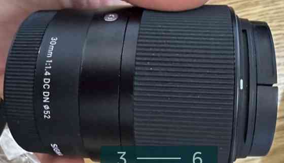 Об'єктив SIGMA 30mm 1.4 для Sony. Київ