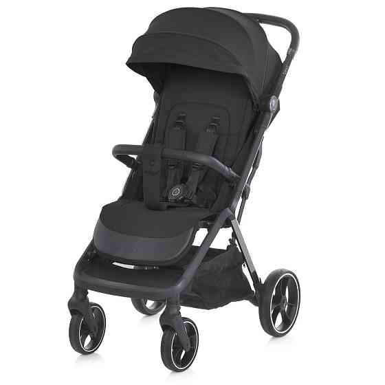 Коляска дитяча El Camino BEYA Black прогулянкова з чохлом для ніжок у комплекті Чорна (ME 1127-G) Чернігів