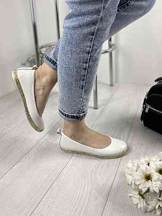 Ditas Балетки жіночі DITAS AST білі (весна-осінь, шкіра натуральна) (3347) лише 37р. Коломия