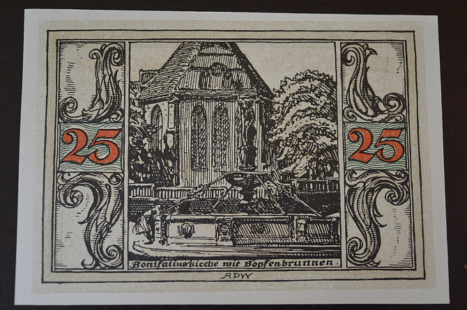 Германия. Нотгельд. 25 Pf 1921 года ( 3 ) Полтава - изображение 1