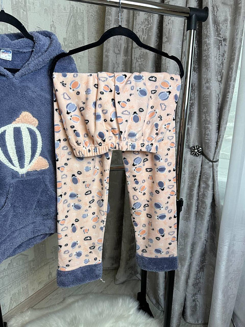 Піжама флісова жіноча Фіолетовий 2XL Харків - фото 2